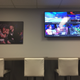 Inside the “press work office” at the Blizzard Arena.